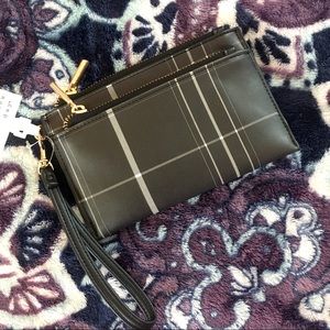 Plaid Wristlet